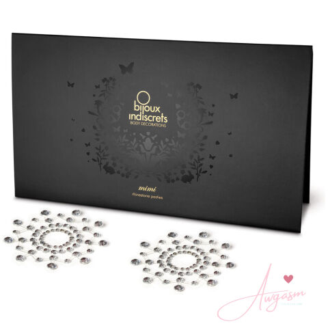 Bijoux Indiscrets Mimi Rhinestone Pasties Silver