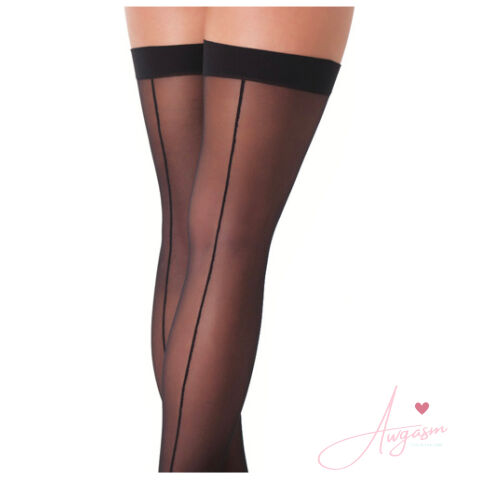 Black Sexy Stockings With Seem