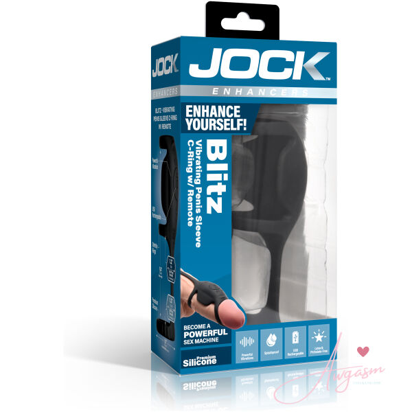 Blitz Vibrating Penis Sleeve C-Ring w/ Remote - Image 6