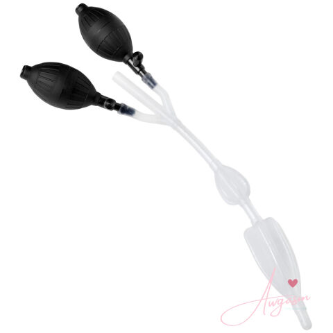 Clean Stream Silicone Inflatable Double Bulb Enema System