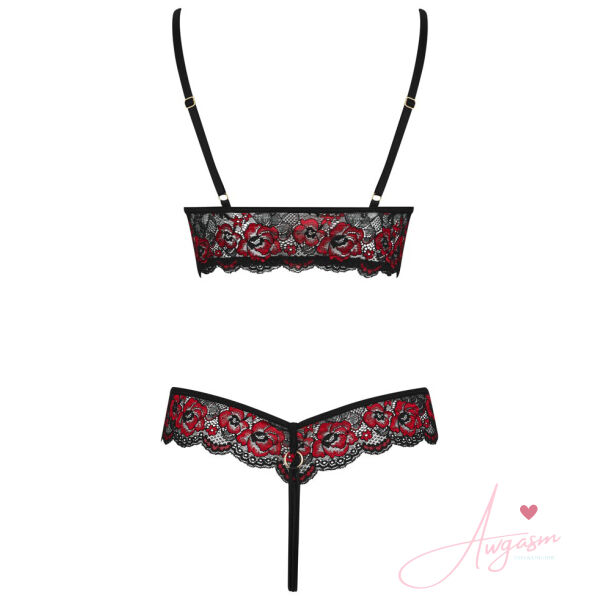 Cottelli Crotchless Body With Lace - Image 4