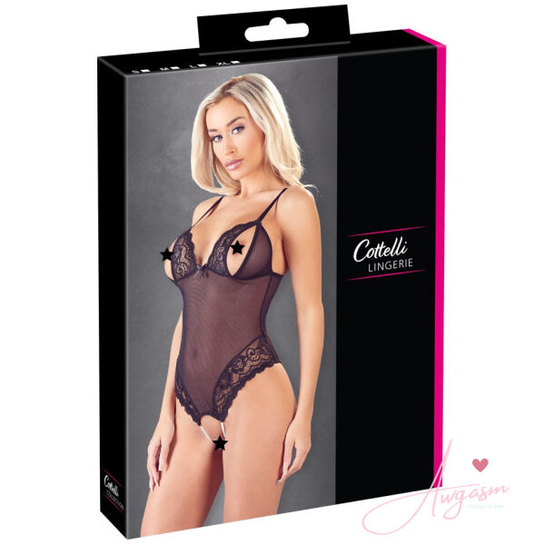 Cottelli Crotchless Peek a Boo Body - Image 5