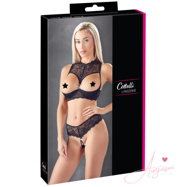 Cottelli Shelf Bra and String - Image 5