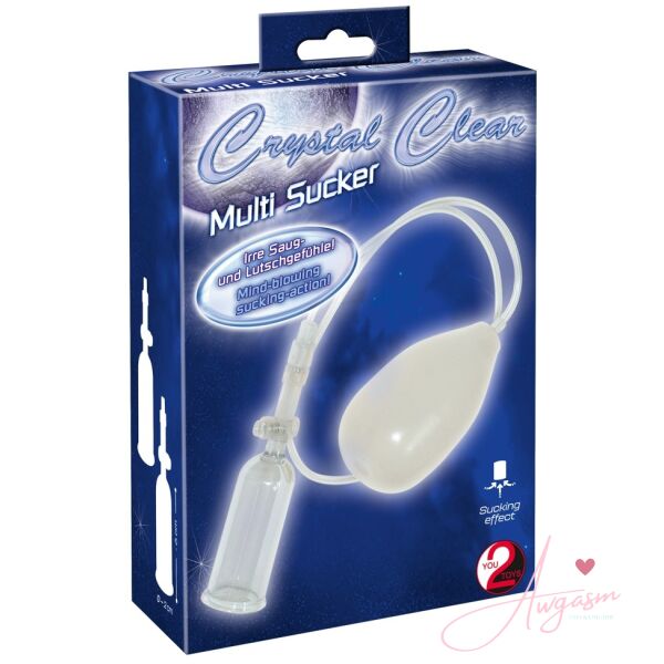 Crystal Clear Multi Female Sucker - Image 5