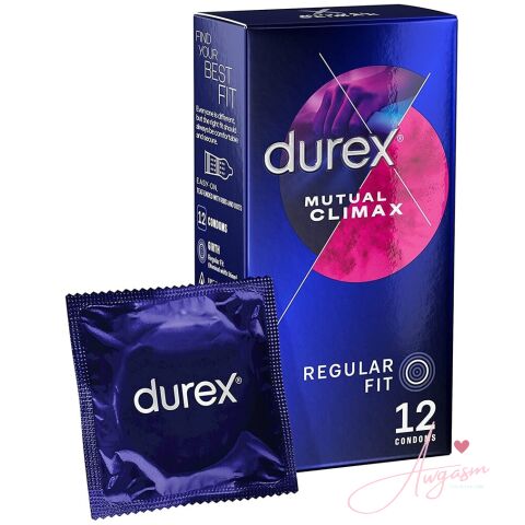Durex Mutual Climax Regular Fit Condoms 12 Pack