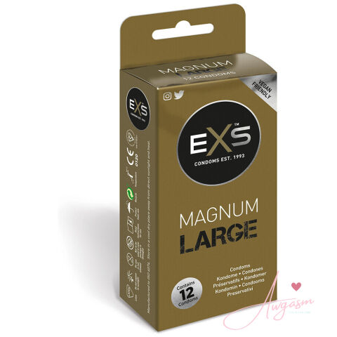 EXS Magnum Large Condoms 12 Pack