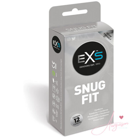 EXS Snug Closer Fitting Condoms 12 Pack