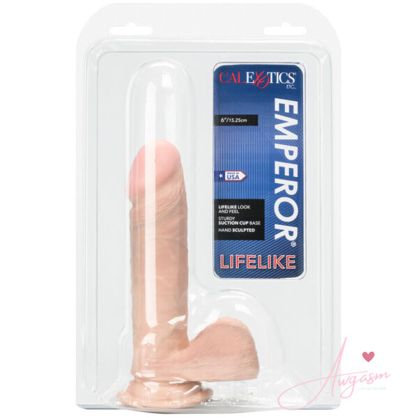 Emperor 6 Inch Life Like Dildo Ivory - Image 5