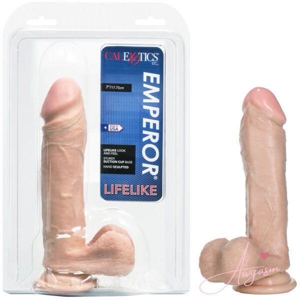 Emperor 7 Inch Life Like Dildo Ivory - Image 4