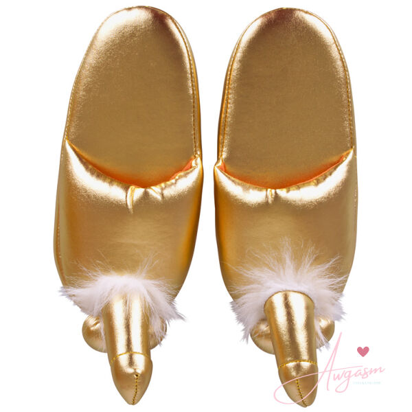 Golden Penis Slippers - Image 3