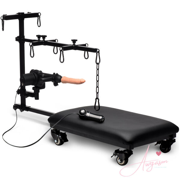 Hog Tie Restraint Rack with Sex Machine - Image 6