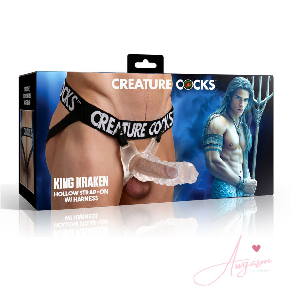 King Kraken Hollow Strap-On with Harness - Image 6