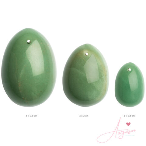 La Gemmes Yoni Egg Set Jade