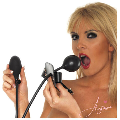 Leather Inflatable Gag