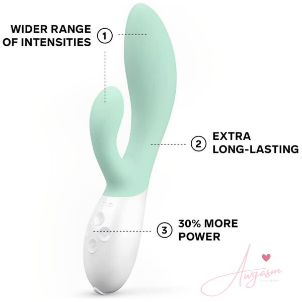 Lelo Ina 3 Dual Action Massager Seaweed - Image 2