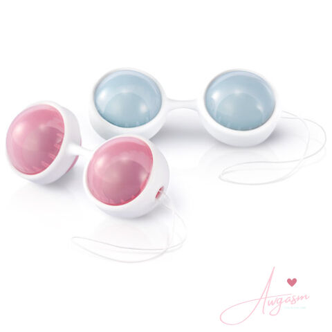Lelo Luna Mini Beads Pink And Blue