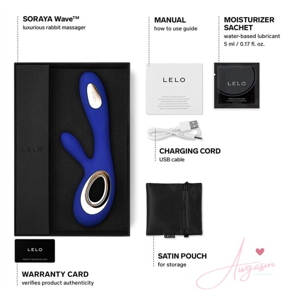 Lelo Soraya Wave Dual Action Vibrator Midnight Blue - Image 4