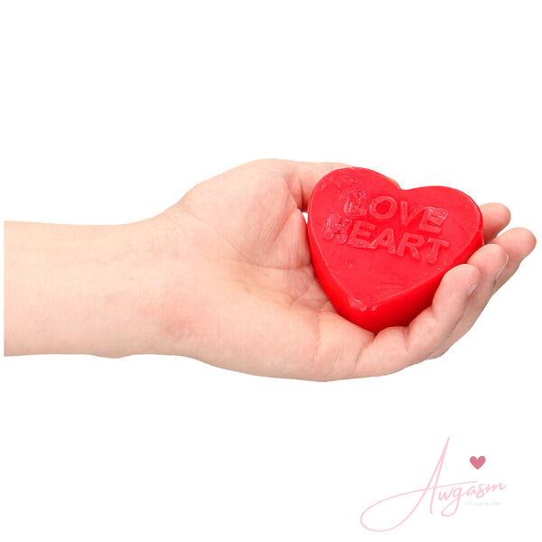 Love Heart Rose Scented Soap Bar - Image 2