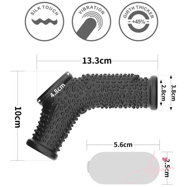 Lovetoy Drip Vibrating Penis Scrotum Sleeve - Image 2