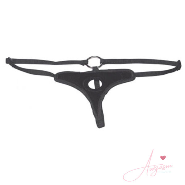 Lux Fetish Velvet Bikini Strap On Harness - Image 3