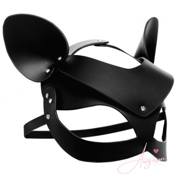 Master Series Bad Kitten Leather Cat Mask - Image 3