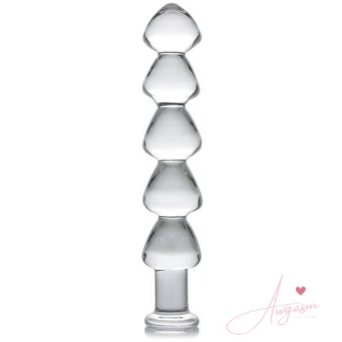 Master Series Drops Anal Links Glass Dildo