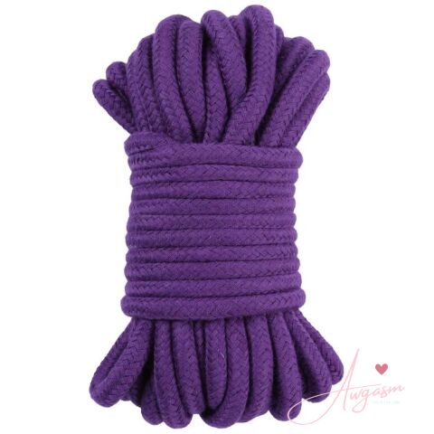 Me You Us Tie Me Up Soft Cotton Rope 10 Metres Purple