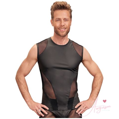 NEK Matte Look Sleeveless Shirt Black