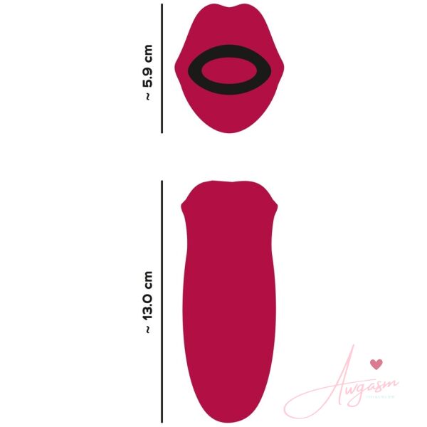 Oral Fun Moving Lips Tongue Vibrator - Image 4