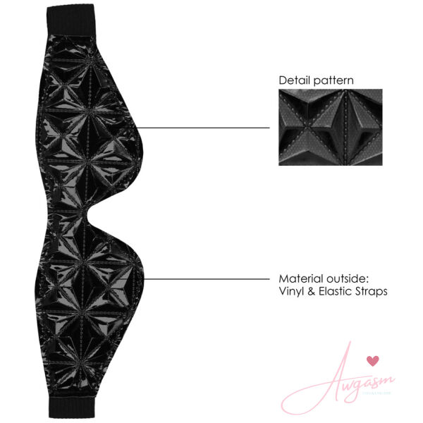 Ouch Black Luxury Eye Mask - Image 3