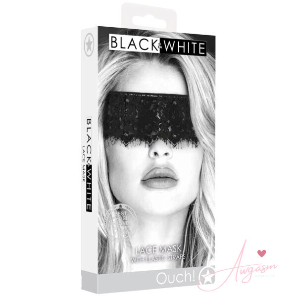 Ouch Lace Mask with Straps - Image 4