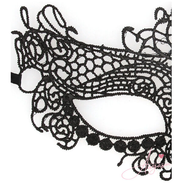 Ouch Queen Black Lace Mask - Image 3