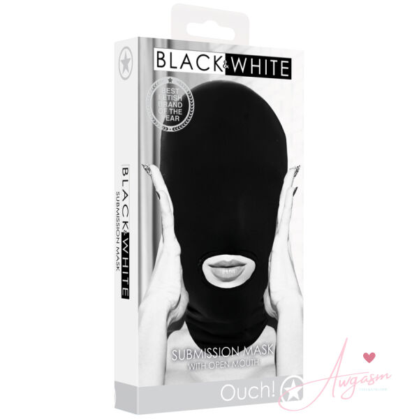Ouch Submission Mask with Open Mouth - Image 3