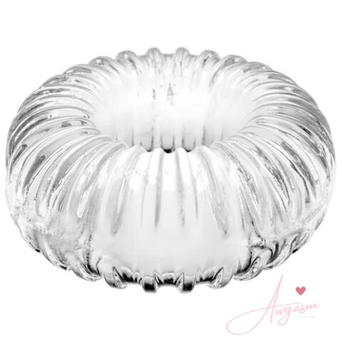 Perfect Fit Ribbed Ring Clear