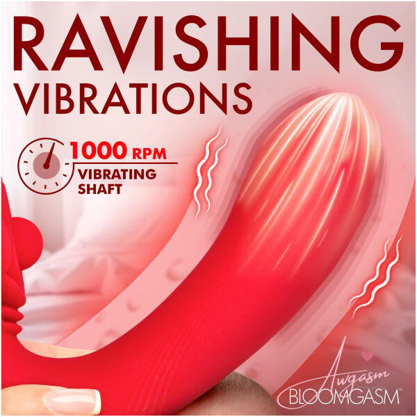 Petal Twirl Clit Massaging Silicone Vibrator - Image 3