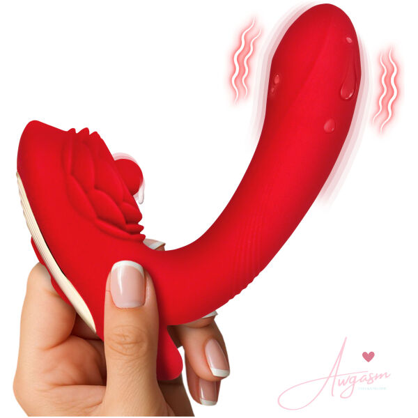 Petal Twirl Clit Massaging Silicone Vibrator - Image 6