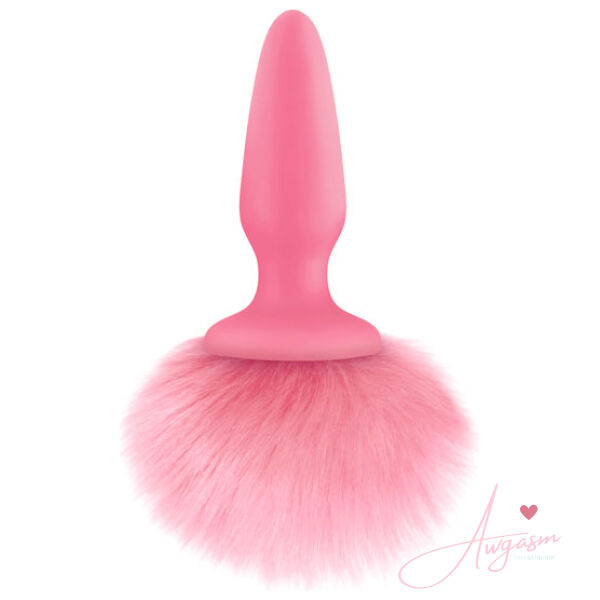 Pink Bunny Tail Butt Plug - Image 2