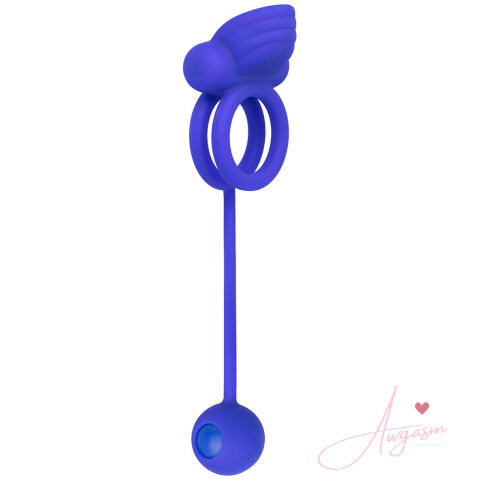 Rechargeable Dual Rockin Rim Enhancer Cock Ring