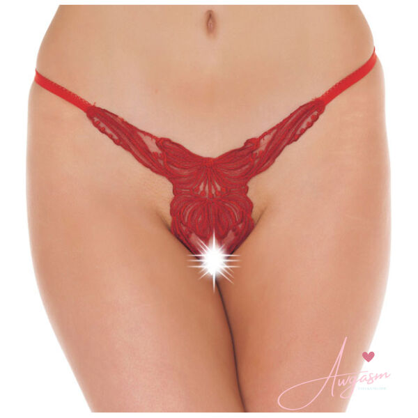 Red Crotchless GString - Image 2