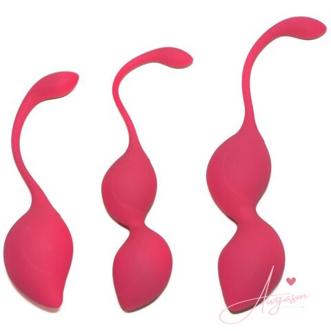 Rimba Geneva Kegal Ball Training Set Pink