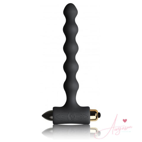 Rocks Off Pearls Petite Sensations Black Butt Plug