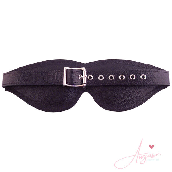 Rouge Garments Large Black Padded Blindfold - Image 3