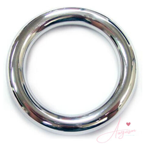Rouge Stainless Steel Round Cock Ring 45mm