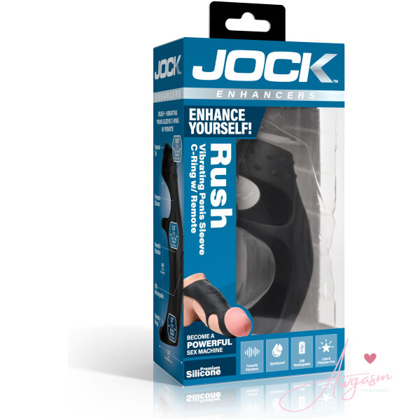 Rush Vibrating Penis Sleeve C-Ring w/ Remote - Image 6