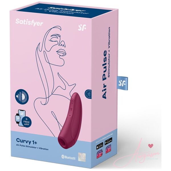 Satisfyer App Enabled Curvy 1 Plus Rose Red - Image 4