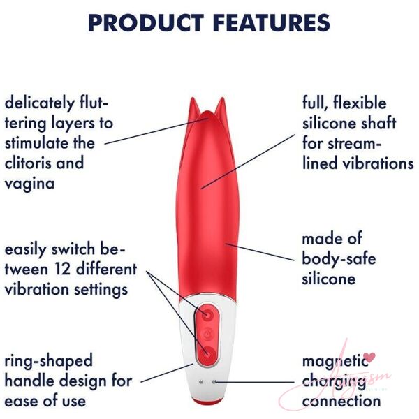 Satisfyer Power Flower Clitoral Vibrator - Image 4