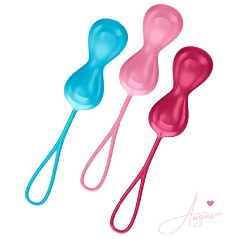Satisfyer Set Of 3 Orgasm Balls With Moving Inner Balls
