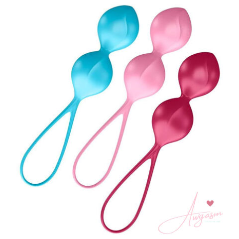 Satisfyer Set Of 3 Weighted Double Training Orgasm Balls