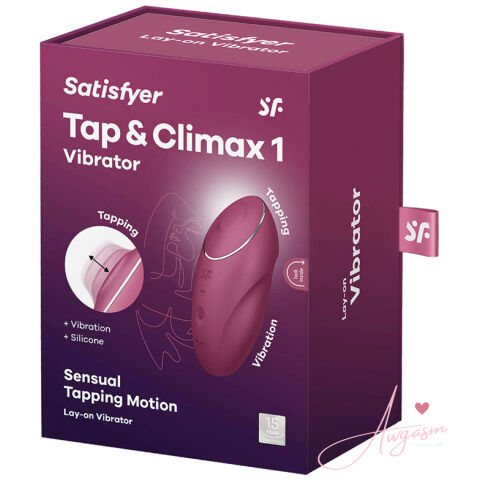 Satisfyer Tap and Climax 1-Red