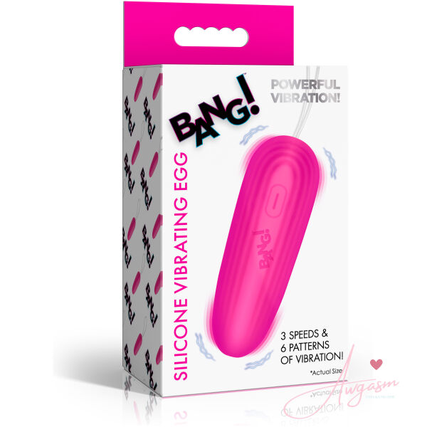 Silicone Vibrating Egg - Pink - Image 5